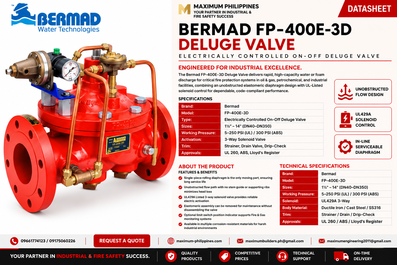 Deluge Valve Brochure
