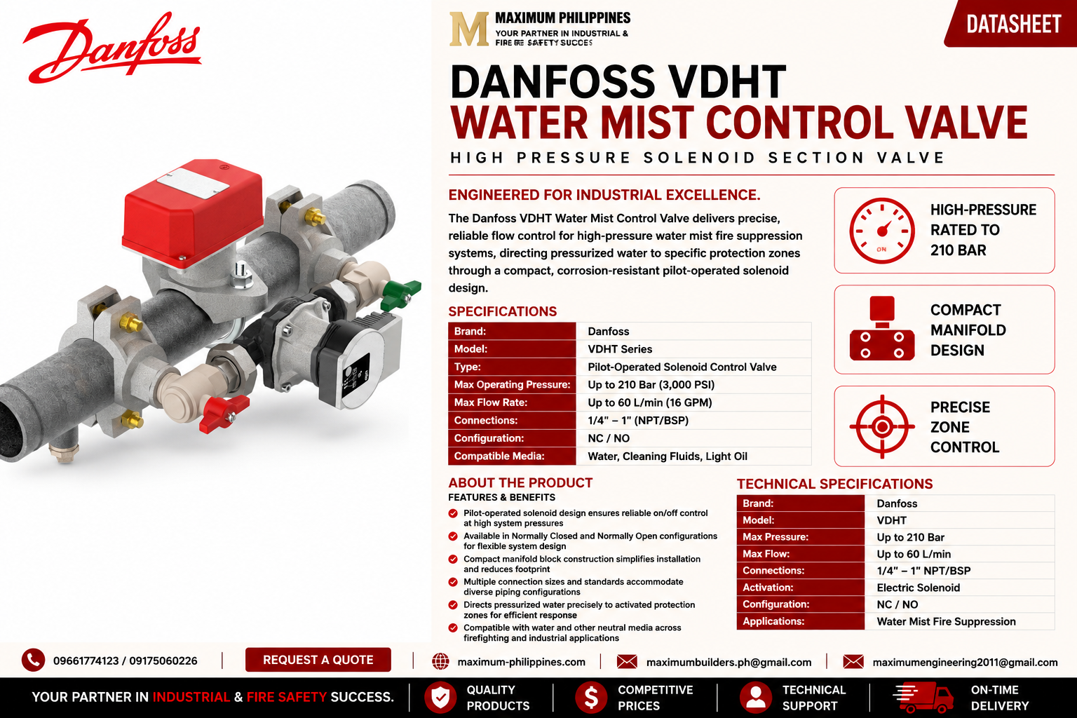 Water Mist Control Valve Brochure